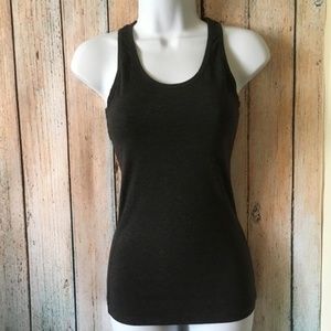 NWOT Tank Top Racer Back Very Dark Gray T-Shirt